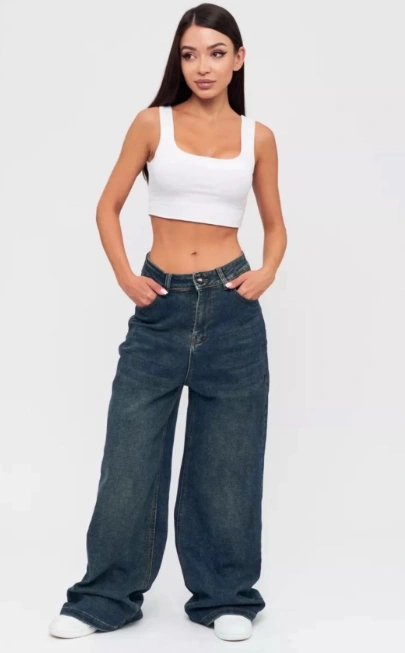 Джинсы теплые женские 50581