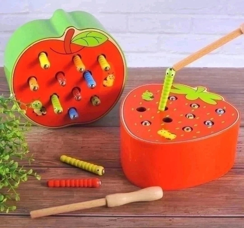 Магнитная рыбалка Червяк 34987