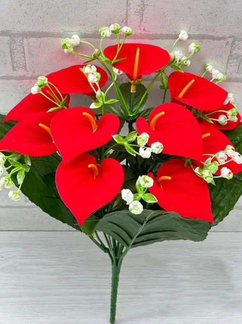 Искусственные цветы, упаковка 15 штук