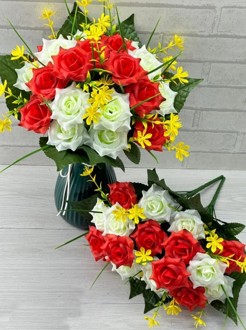 Искусственные цветы, упаковка 15 штук