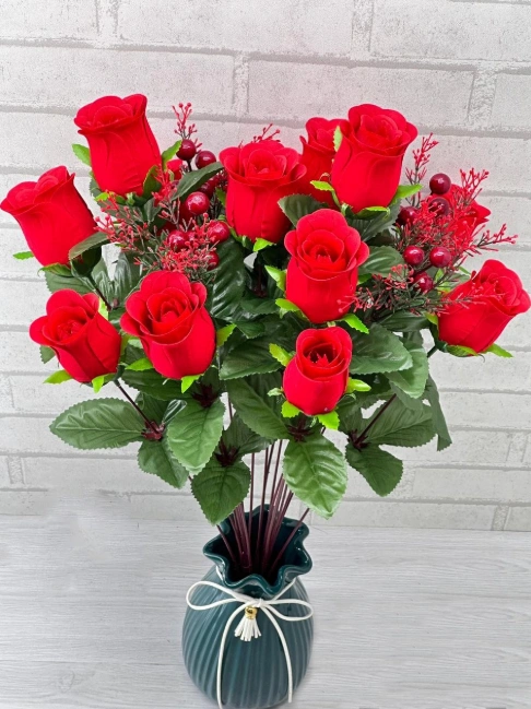 Искусственные цветы, упаковка 15 штук