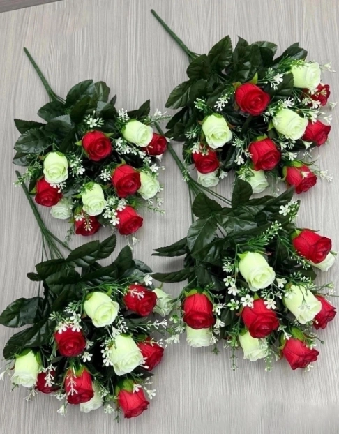 Искусственные цветы, упаковка 10 штук