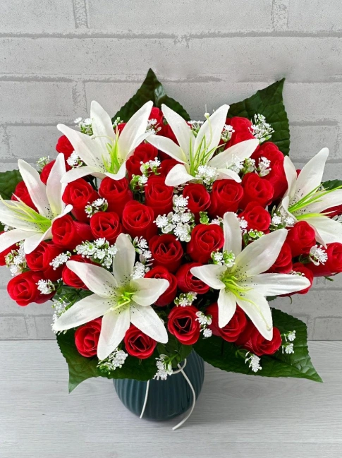 Искусственные цветы, упаковка 8 штук