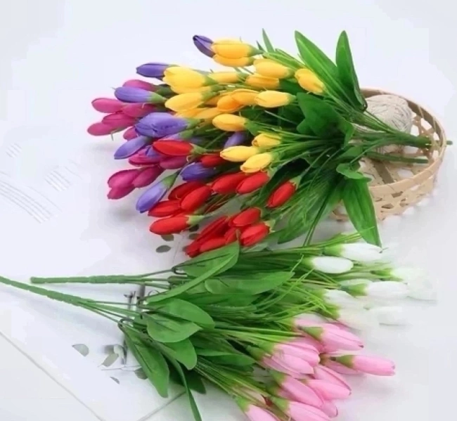 Искусственные цветы, упаковка 20 штук