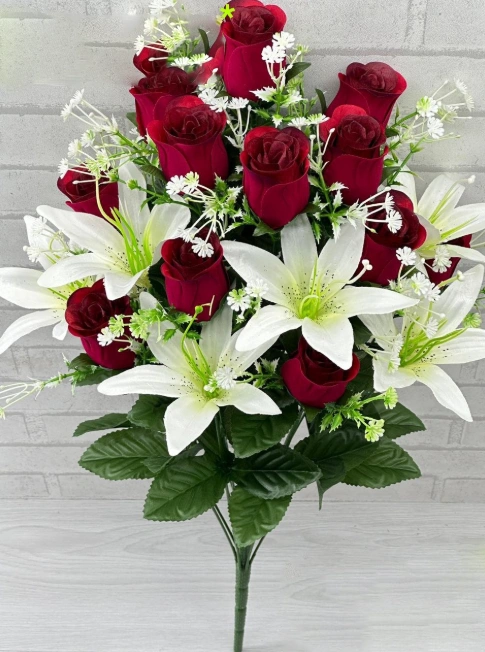 Искусственные цветы, упаковка 8 штук