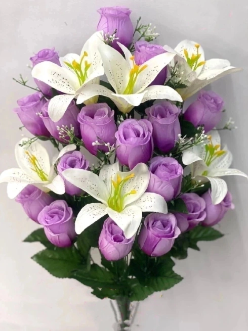 Искусственные цветы, упаковка 10 штук