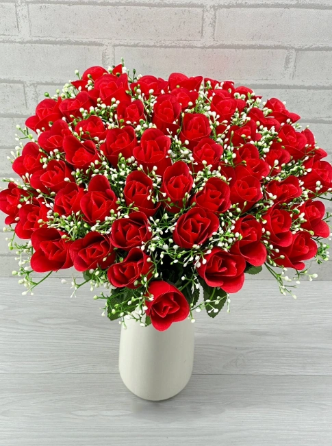 Искусственные цветы, упаковка 50 цветов