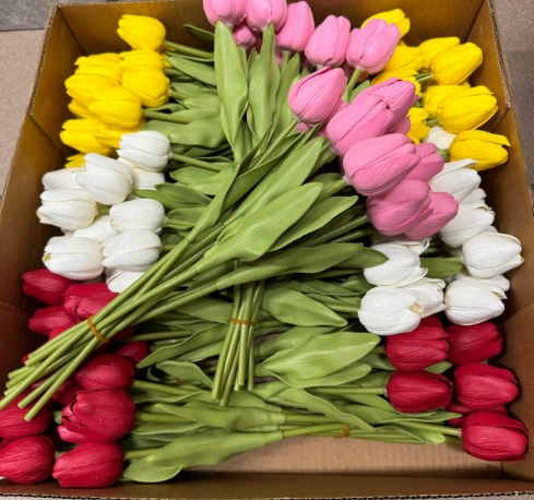 Искусственные цветы, упаковка 10 штук