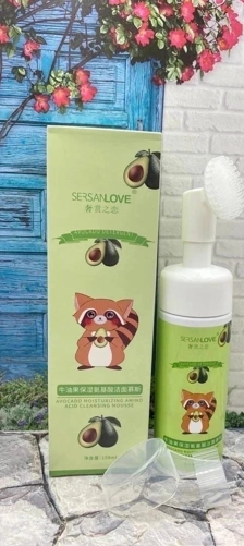 Очищающая пенка с экстрактом авокадо